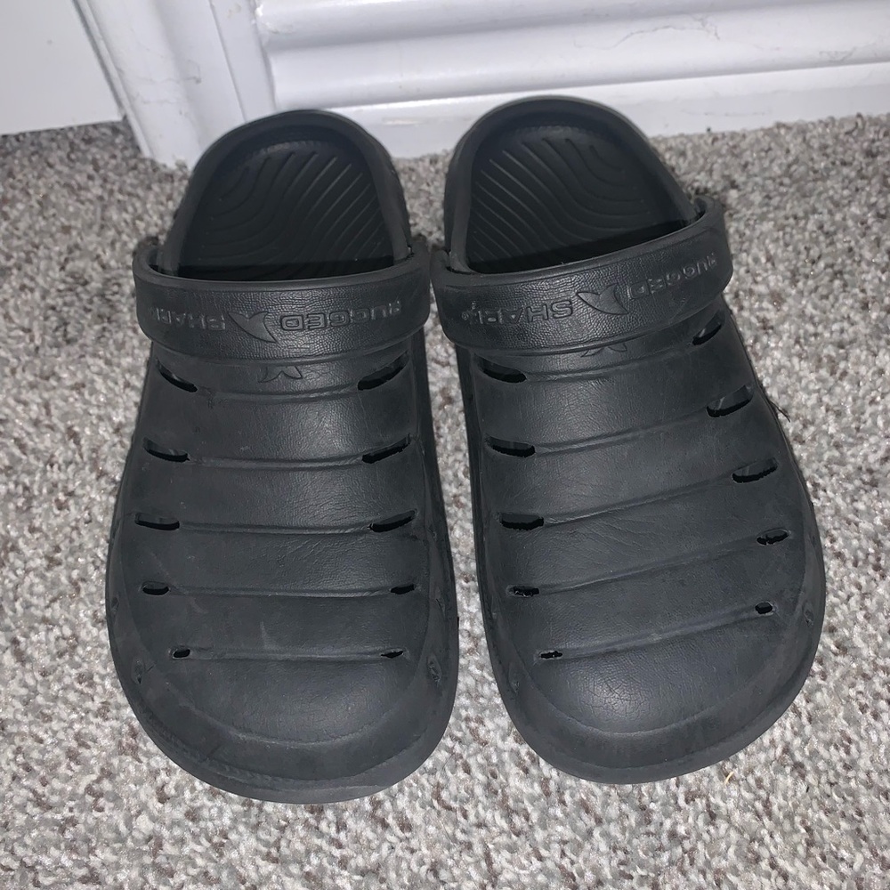 Black Slide Sandals